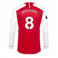 Camisa de time de futebol Arsenal Martin Odegaard #8 Replicas 1º Equipamento 2023-24 Manga Comprida